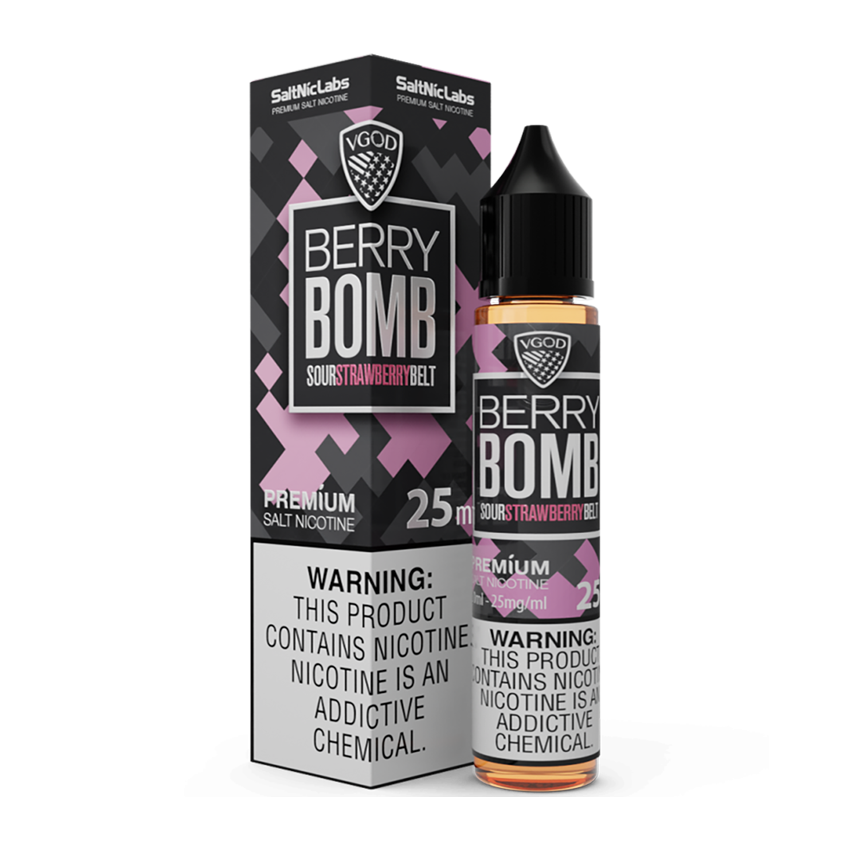 سالت بمب توت‌فرنگی یخ ویگاد VGOD Strawberry Bomb Iced