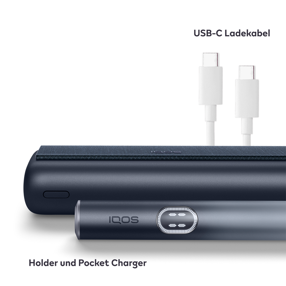 دستگاه سیگار ایکاس ایلوما پرایم آی سرمه ای / Iqos Iluma Prime i