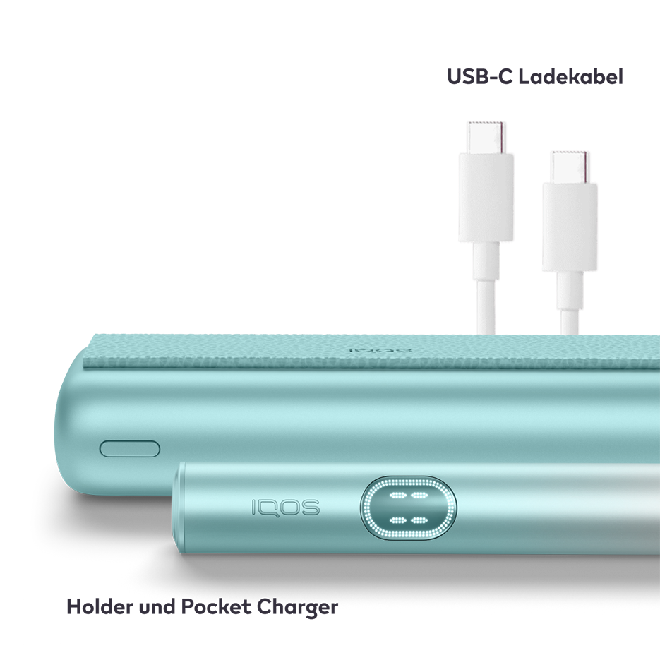 دستگاه سیگار ایکاس ایلوما پرایم آی فیروزه ای / Iqos Iluma Prime i BREEZE BLUE
