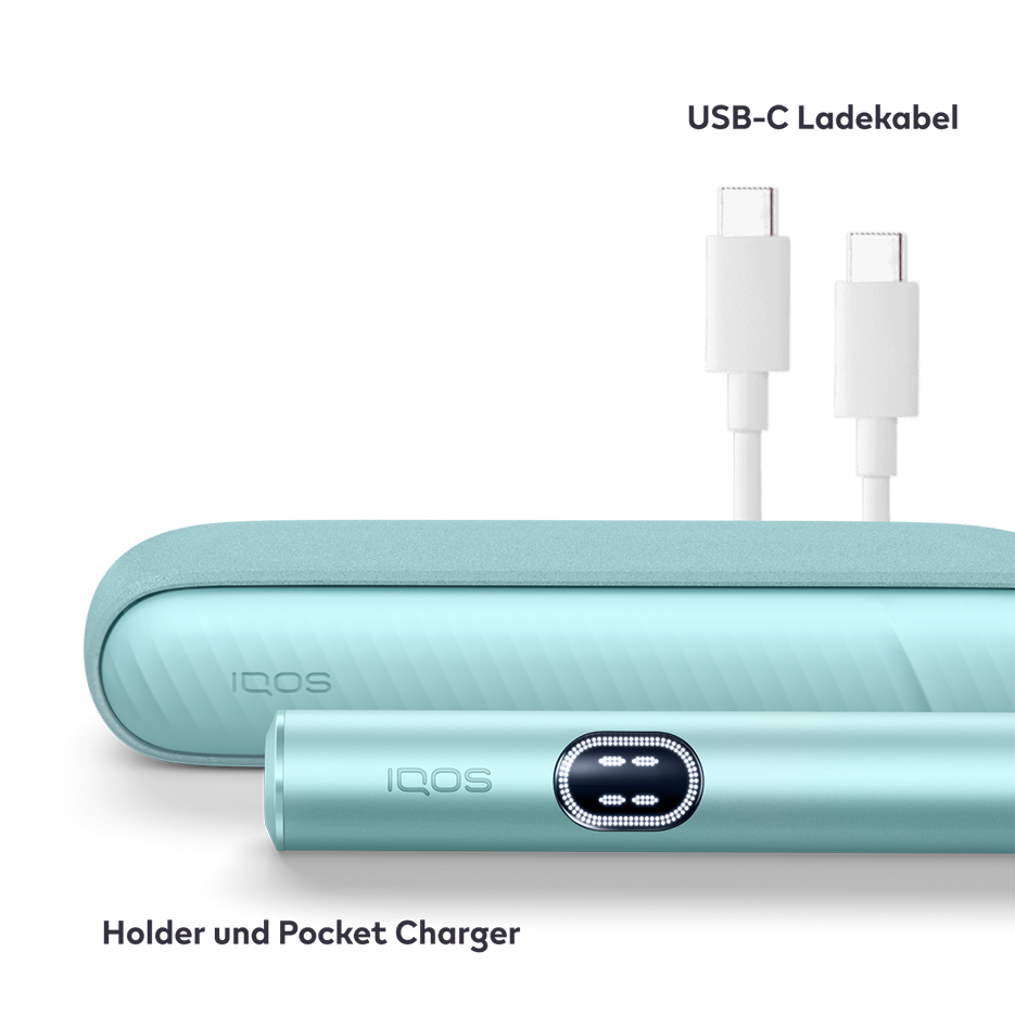 دستگاه سیگار ایکاس ایلوما استاندارد ای فیروزه ای / | IQOS Iluma i Standard BREEZE BLUE