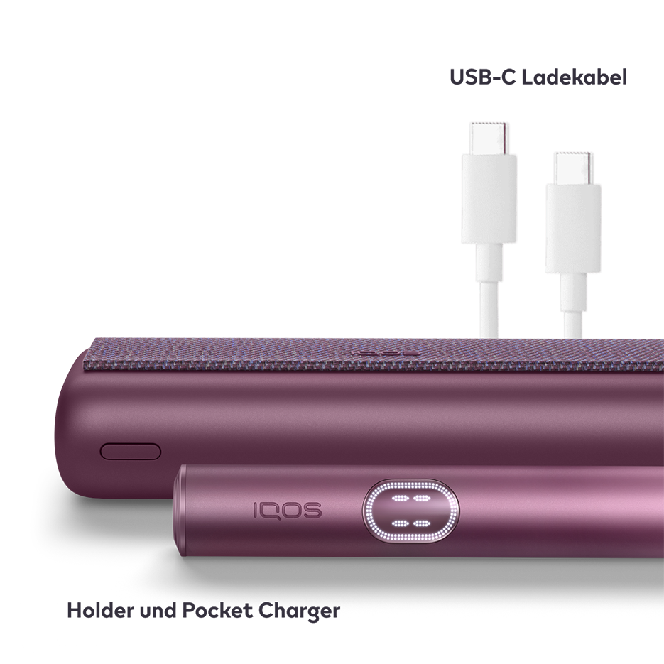 دستگاه سیگار ایکاس ایلوما پرایم آی زرشکی / Iqos Iluma Prime i GARNET RED