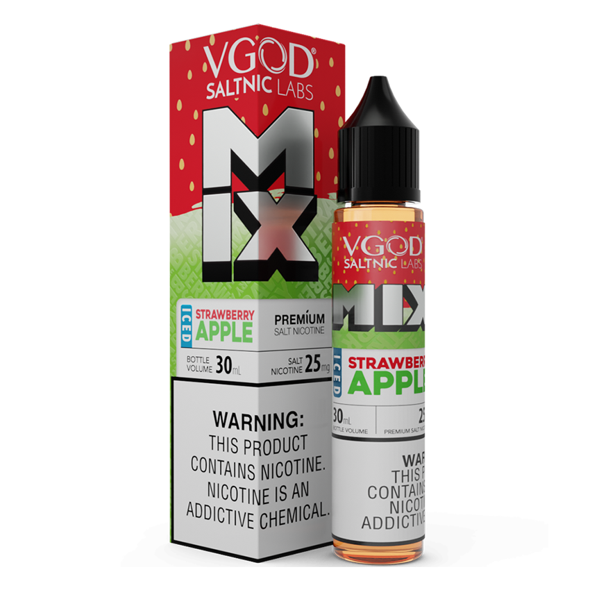 سالت توتفرنگی سیب یخ ویگاد VGOD Strawberry Apple Iced