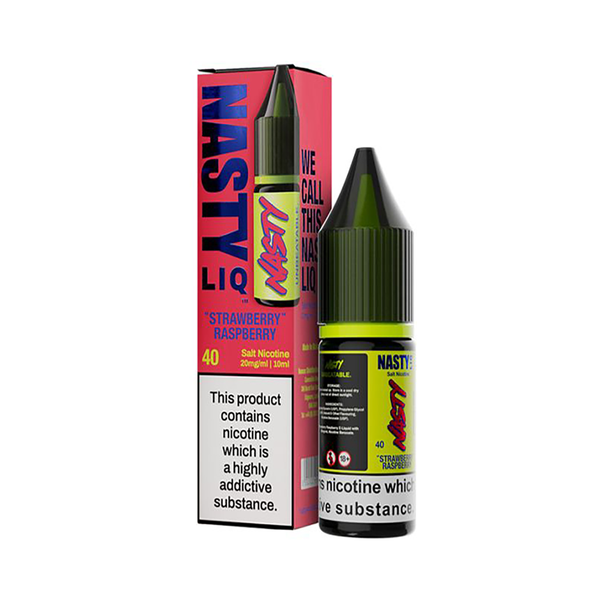سالت توت‌فرنگی رزبری نستی Nasty Strawberry Raspberry