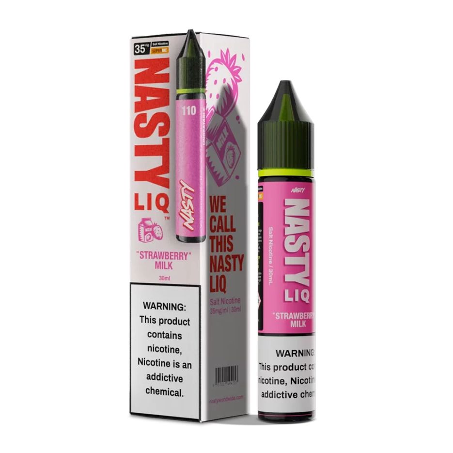 سالت شیر توت‌فرنگی نستی Nasty Strawberry Milk