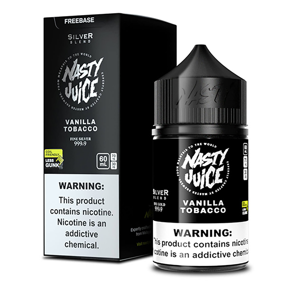 سالت تنباکو وانیل نستی Nasty Vanilla Tobacco